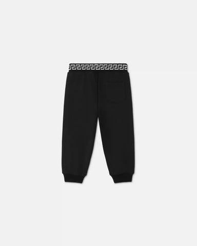 Kids Embroidered Cotton-Jersey Sweatpants