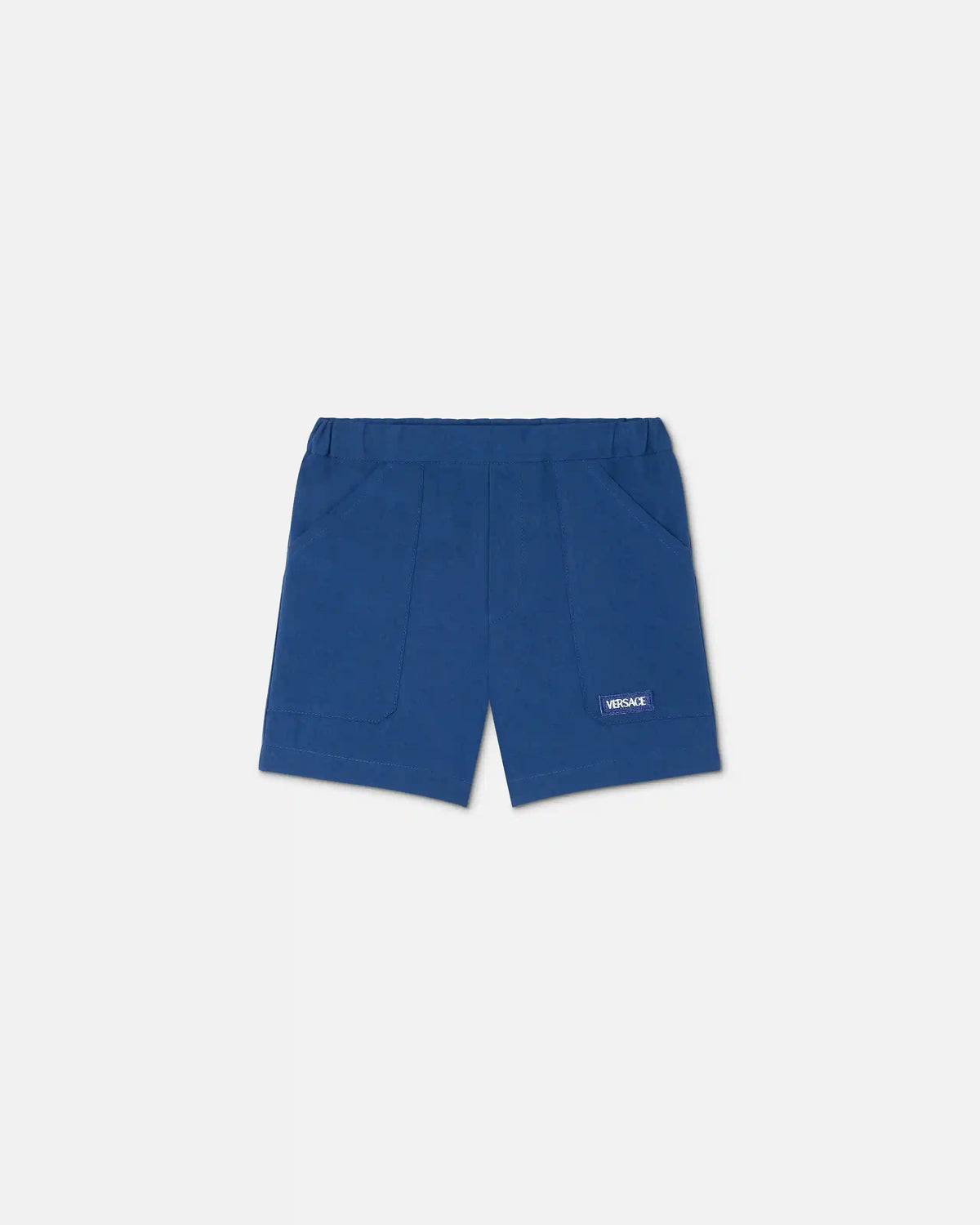 Kids Embroidered Cotton Shorts