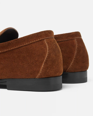 Medusa Suede Loafers