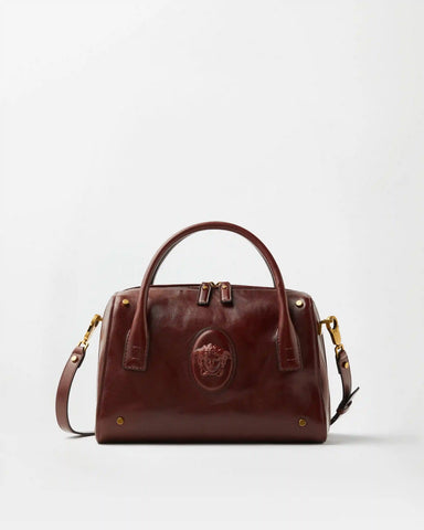 Roomy Leather Boston Bag