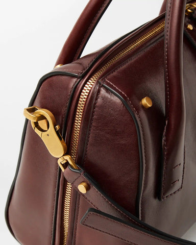 Roomy Leather Boston Bag