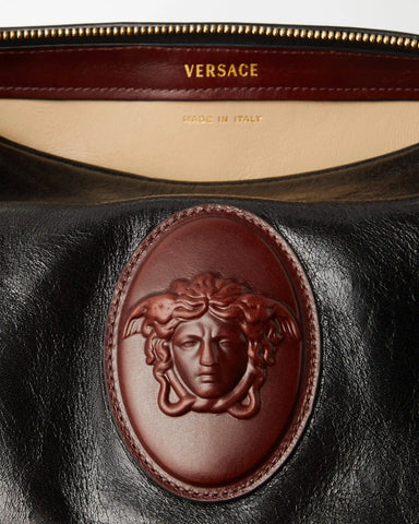 Roomy Leather Boston Bag