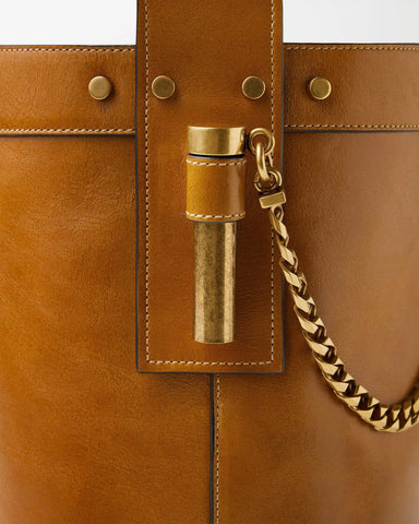 Pivot Small Leather Bucket Bag