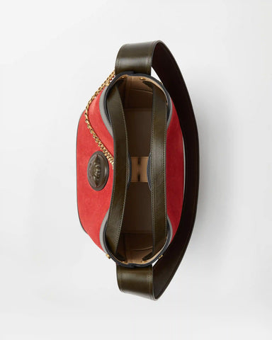 Pivot Small Suede Bucket Bag