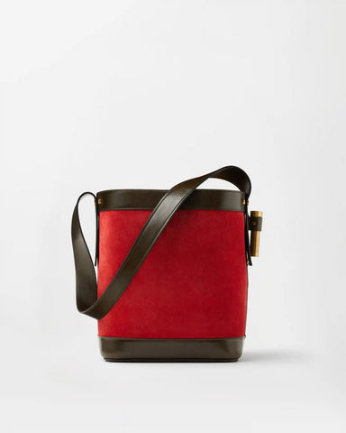 Pivot Small Suede Bucket Bag