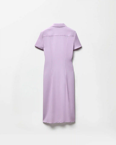 Stretch Georgette Viscose Midi Dress