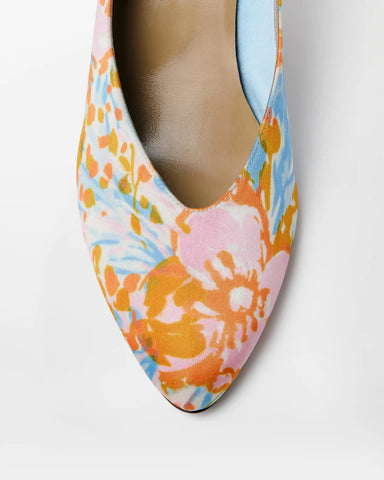 Tina Printed Duchesse Pumps 65 mm