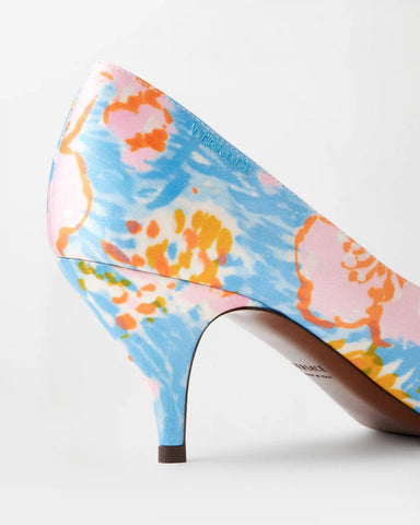 Tina Printed Duchesse Pumps 65 mm