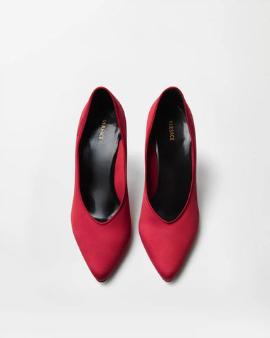 Gianni Satin Pumps 90 mm