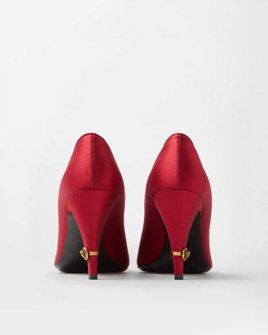 Gianni Satin Pumps 90 mm