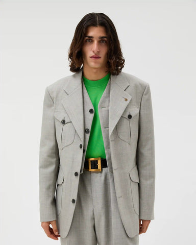 Wool Boxy Blazer