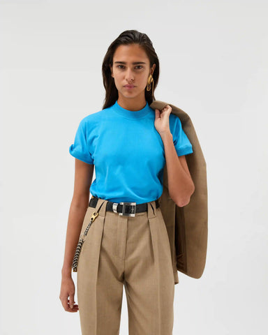 Embroidered Stretch Cotton-Jersey T-Shirt