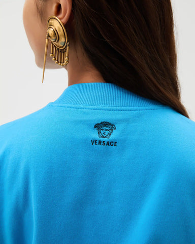 Embroidered Stretch Cotton-Jersey T-Shirt