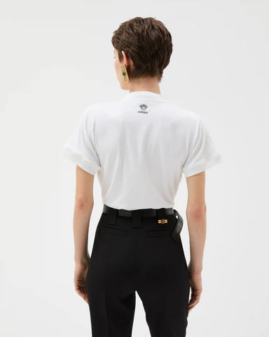 Embroidered Stretch Cotton-Jersey T-Shirt