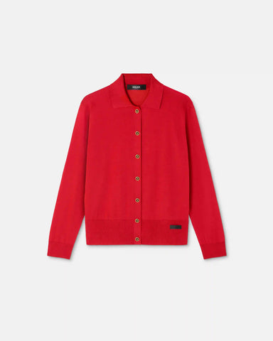 Silk-Blend Knit Cardigan