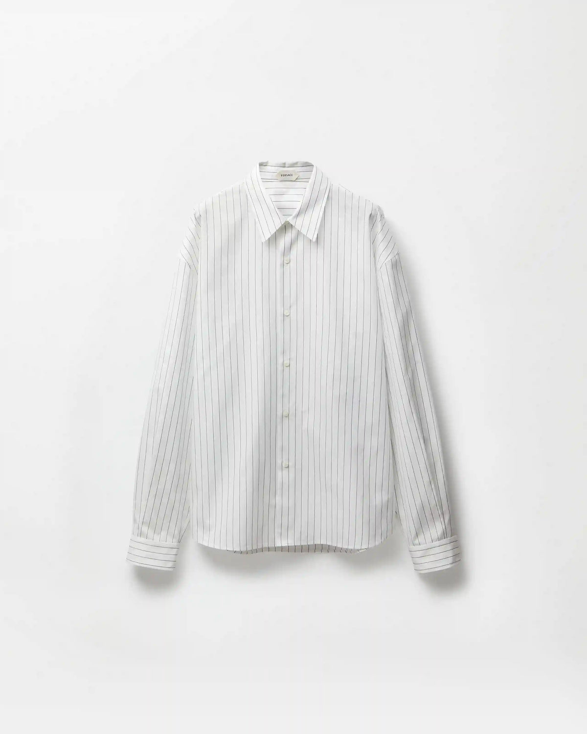 Striped Cotton-Poplin Loose Shirt