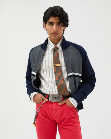 Striped Cotton-Poplin Loose Shirt