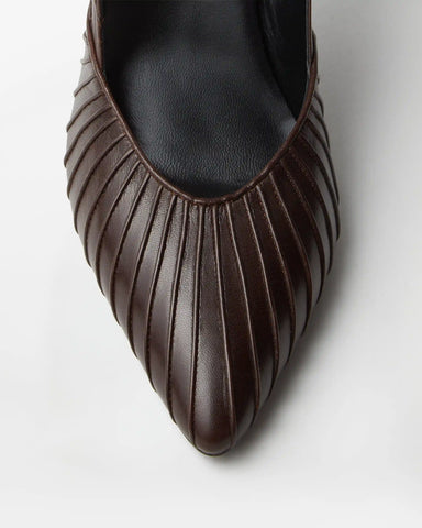 Gianni Leather Pumps 90 mm