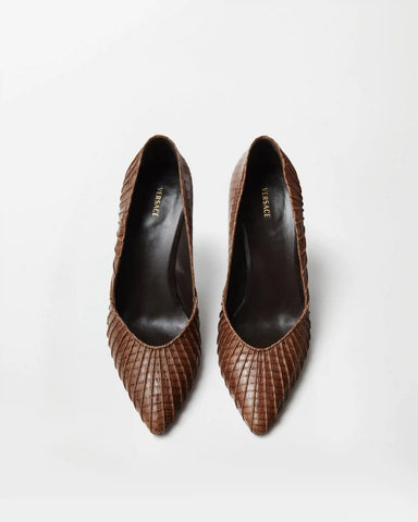 Gianni Leather Pumps 90 mm