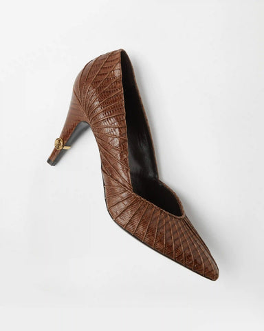 Gianni Leather Pumps 90 mm