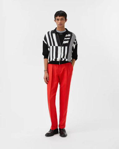 Wool-Linen Formal Pants