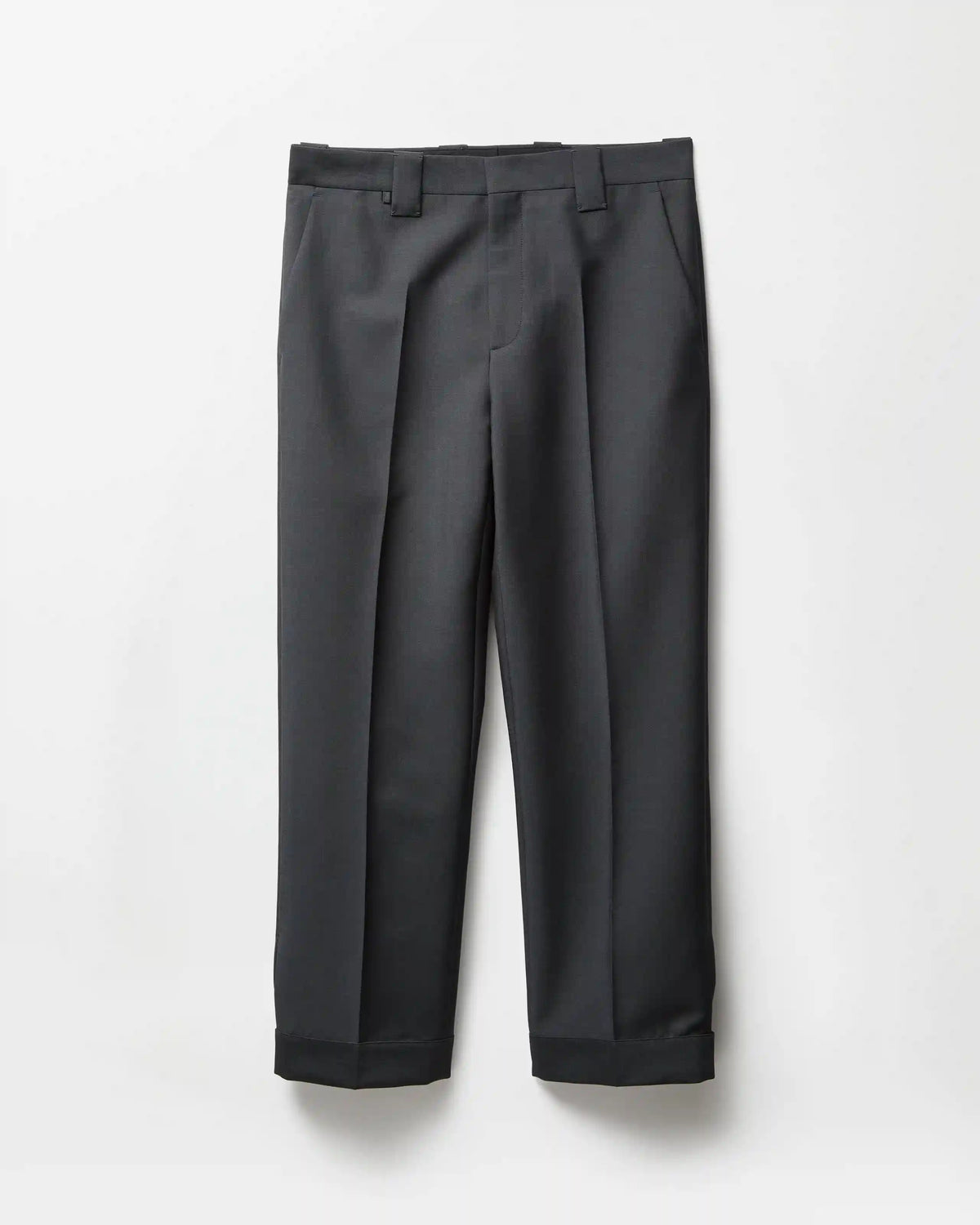 Wool-Mohair Regular Formal Pants