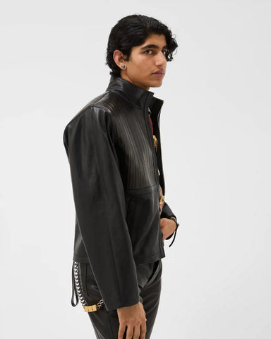 Leather Blouson