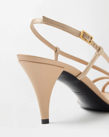 Valentina Satin Sandals 80 mm