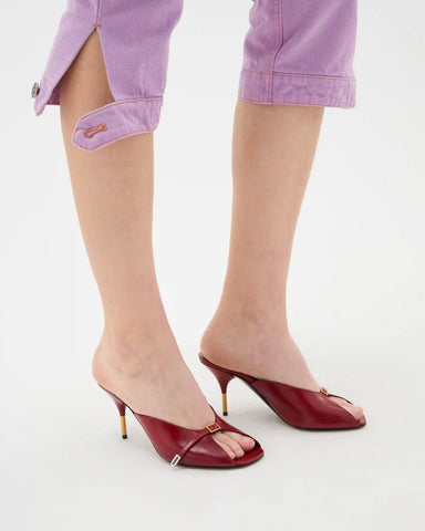 Nyx Leather Mules 80 mm