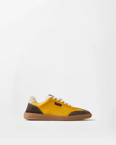 Greca Court Nappa & Suede Sneakers