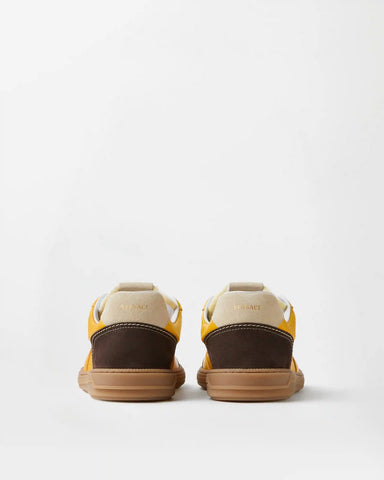 Greca Court Nappa & Suede Sneakers