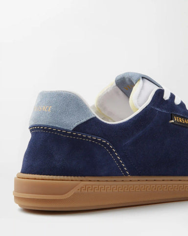 Greca Court Suede Sneakers