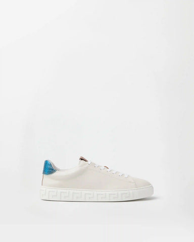 Greca Leather Sneakers