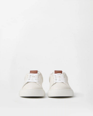 Greca Leather Sneakers
