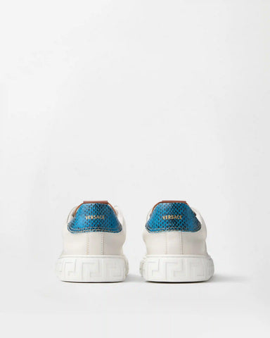 Greca Leather Sneakers