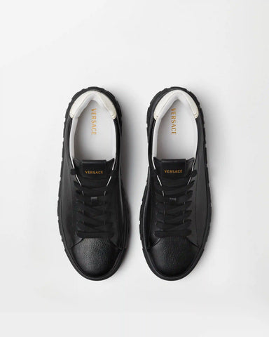 Greca Leather Sneakers