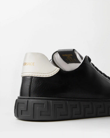 Greca Leather Sneakers