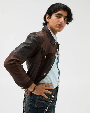 Leather Blouson