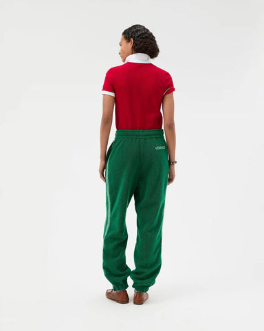 Cotton-Terry Jacquard Sweatpants
