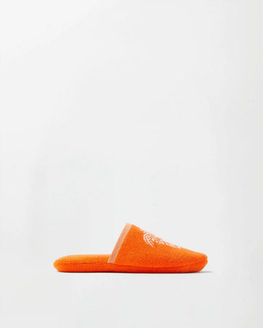 Cotton-Terry Jacquard Slippers