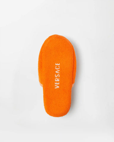 Cotton-Terry Jacquard Slippers
