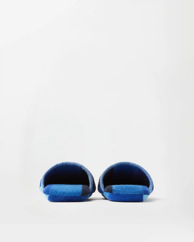 Striped Cotton-Terry Jacquard Slippers