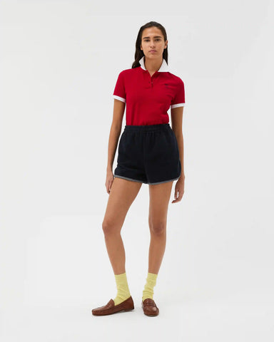 Cotton-Terry Jacquard Sweat Shorts