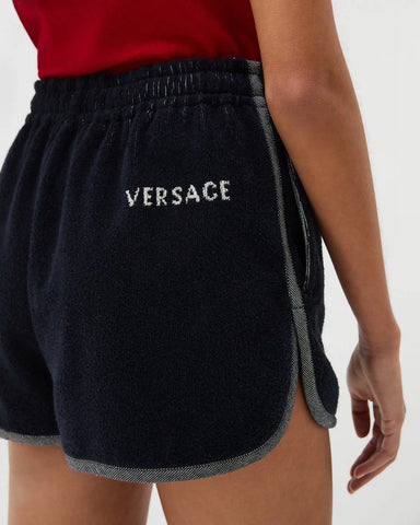 Cotton-Terry Jacquard Sweat Shorts