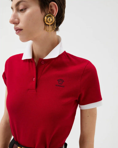 Embroidered Cotton PiquÃ© Polo
