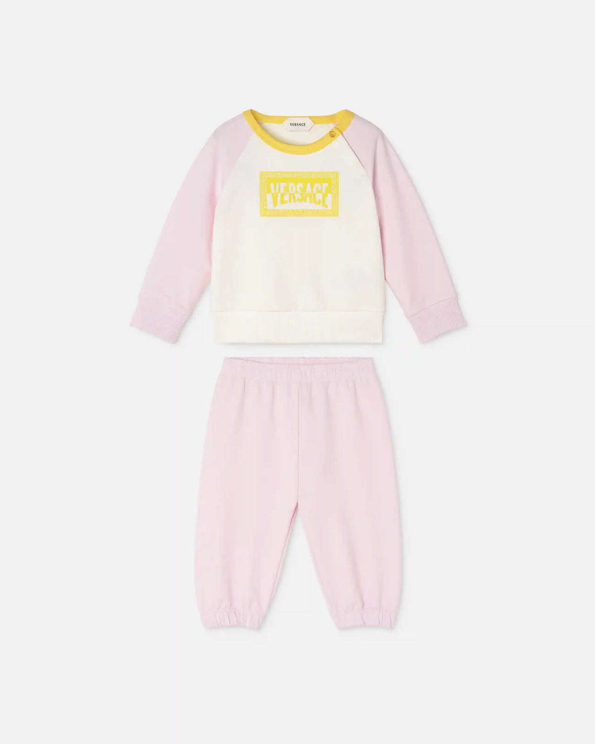 Baby Printed Stretch Cotton-Jersey Sweatshirt Set
