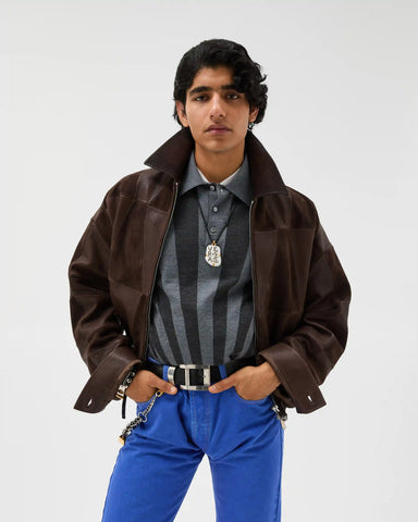 Leather Blouson