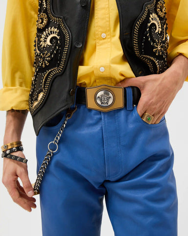 Leather Belt 4 cm