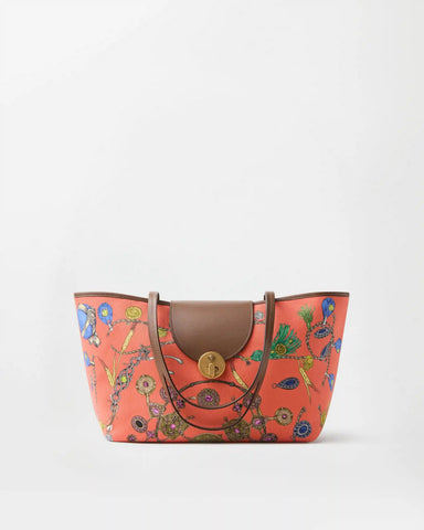 Vivian Printed Small Canvas Tote