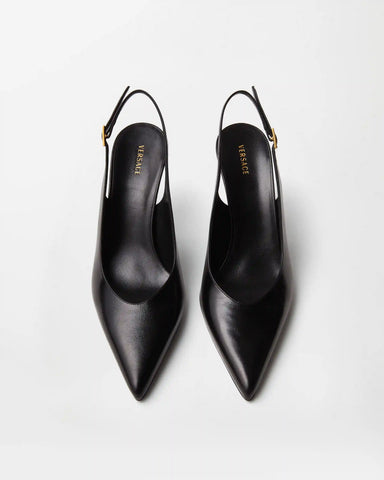 Nyx Leather Slingbacks 80 mm